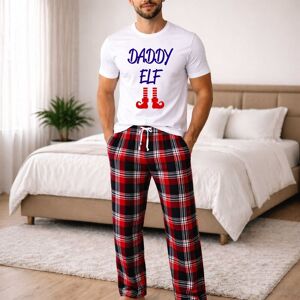 60 SECOND MAKEOVER Men's Daddy Elf Pyjama Set in Red Size: Large Red L 60 SECOND MAKEOVER Men's Daddy Elf Pyjama Set in Red Size: Large Red L