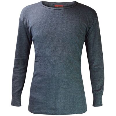 Heat Holders Men's Cotton Thermal Underwear Long Sleeve Top in Grey Size: 2XL Grey 2XL Heat Holders Men's Cotton Thermal Underwear Long Sleeve Top in Grey Size: 2XL Grey 2XL