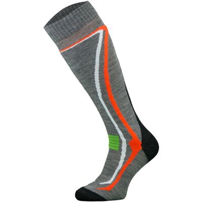 Comodo Merino Wool Ski Socks Grey - Knee High Snow Sports Comodo Merino Wool Ski Socks Grey - Knee High Snow Sports