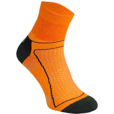 COMODO Neon Orange High Vis Cycling Socks - Men & Women - 3-5.5 UK COMODO Neon Orange High Vis Cycling Socks - Men & Women - 3-5.5 UK