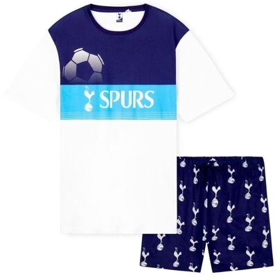 Tottenham Hotspur FC Men's Short Pyjama in Blue Size: 2XL Blue 2XL Tottenham Hotspur FC Men's Short Pyjama in Blue Size: 2XL Blue 2XL