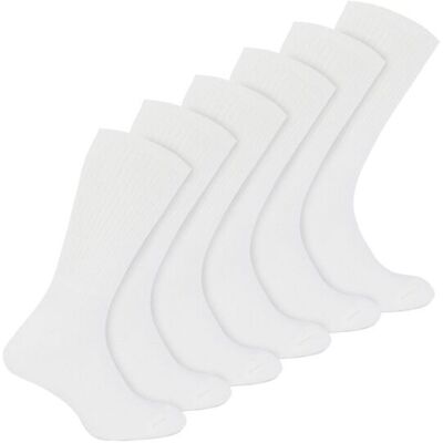Sock Snob Men's 6 Pack Soft Bamboo Sport Socks for in White Size: 9-12 White 9-12 Sock Snob Men's 6 Pack Soft Bamboo Sport Socks for in White Size: 9-12 White 9-12