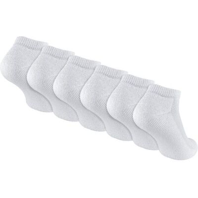 Sock Snob Men's 6 Pack White Socks Bamboo Trainer Socks and Size: 9-12 White 9-12 Sock Snob Men's 6 Pack White Socks Bamboo Trainer Socks and Size: 9-12 White 9-12