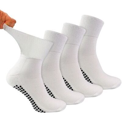 Dr.Socks Bamboo Diabetic Socks - Short Ankle, Non-slip Grip, 4 Pairs Dr.Socks Bamboo Diabetic Socks - Short Ankle, Non-slip Grip, 4 Pairs