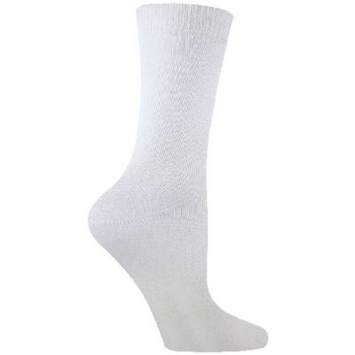 Sock Snob Men's 6 Pack & Super Soft Breathable Bamboo Socks in White Size: 12-3 White 12-3 Sock Snob Men's 6 Pack & Super Soft Breathable Bamboo Socks in White Size: 12-3 White 12-3