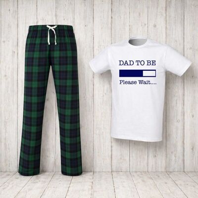 60 SECOND MAKEOVER Men's Dad To Be Loading Tartan Pyjama Set in Green Size: XS Green XS 60 SECOND MAKEOVER Men's Dad To Be Loading Tartan Pyjama Set in Green Size: XS Green XS
