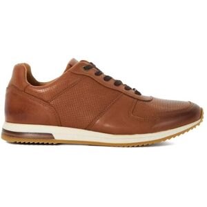 Dune London Men's Wide Fit 'Trilogy' Leather Trainer in Tan Size: 8 Tan 8 Dune London Men's Wide Fit 'Trilogy' Leather Trainer in Tan Size: 8 Tan 8