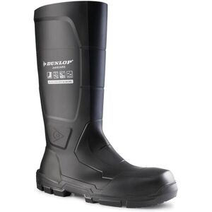 Dunlop Men's 'JobGUARD Full Safety' Wellingtons in Black Size: 6 Black 6 Dunlop Men's 'JobGUARD Full Safety' Wellingtons in Black Size: 6 Black 6