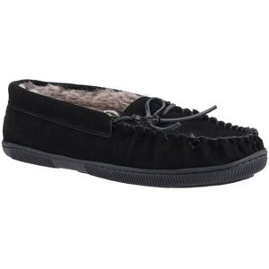 Hush Puppies Men's 'Ace' Suede Classic Slippers in Black Size: 11 Black 11 Hush Puppies Men's 'Ace' Suede Classic Slippers in Black Size: 11 Black 11