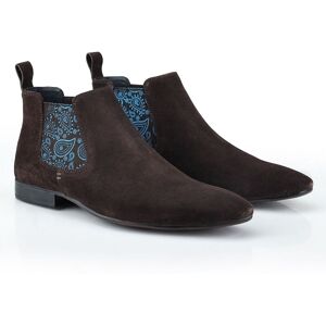 Silver Street London Men's Carnaby Suede Leather Smart Formal Chelsea Boots in Brown Size: 10 Brown 10 Silver Street London Men's Carnaby Suede Leather Smart Formal Chelsea Boots in Brown Size: 10 Brown 10