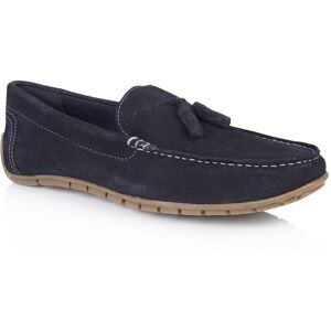 Silver Street London Men's Monza Suede Leather Driving Moccasin Tassel Loafers in Navy Size: 11 Navy 11 Silver Street London Men's Monza Suede Leather Driving Moccasin Tassel Loafers in Navy Size: 11 Navy 11