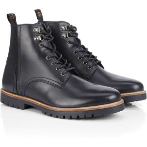 Silver Street London Men's Manchester Premium Leather Lace Up Boots in Black Size: 12 Black 12 Silver Street London Men's Manchester Premium Leather Lace Up Boots in Black Size: 12 Black 12