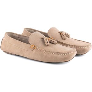 Silver Street London Men's Jackson Suede Leather Driving Moccasin Tassel Loafers in Light Sand Size: 8 Light Sand 8 Silver Street London Men's Jackson Suede Leather Driving Moccasin Tassel Loafers in Light Sand Size: 8 Light Sand 8