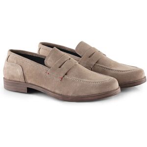 Silver Street London Men's Woodley Premium Suede Leather Saddle Loafers in Taupe Size: 9 Taupe 9 Silver Street London Men's Woodley Premium Suede Leather Saddle Loafers in Taupe Size: 9 Taupe 9