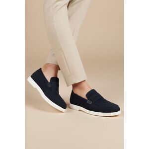 Silver Street London Men's San Nicola Suede Leather Casual Penny Loafers in Navy Size: 9 Navy 9 Silver Street London Men's San Nicola Suede Leather Casual Penny Loafers in Navy Size: 9 Navy 9