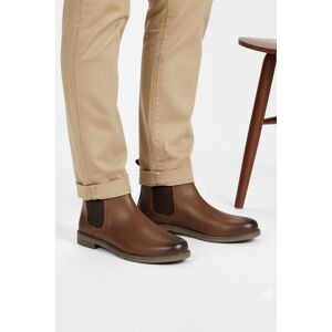 Silver Street London Men's Mount Premium Leather Chelsea Boots in Brown Size: 10 Brown 10 Silver Street London Men's Mount Premium Leather Chelsea Boots in Brown Size: 10 Brown 10