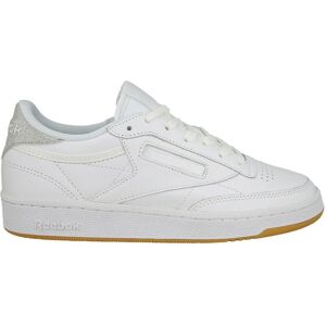 Reebok Club C 85 White Leather Womens Trainers - Sports Shoes Reebok Club C 85 White Leather Womens Trainers - Sports Shoes