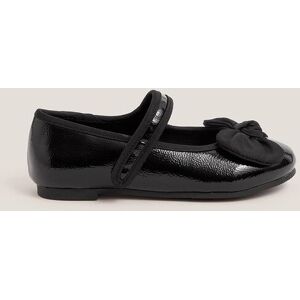 Monsoon Women's Bow Patent Strap Ballet Flats Black Size: 2 Black 2 Monsoon Women's Bow Patent Strap Ballet Flats Black Size: 2 Black 2