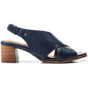 Moda In Pelle Women's 'Prinia' Leather Heeled Sandals in Navy Size: 3 Navy 3 Moda In Pelle Women's 'Prinia' Leather Heeled Sandals in Navy Size: 3 Navy 3