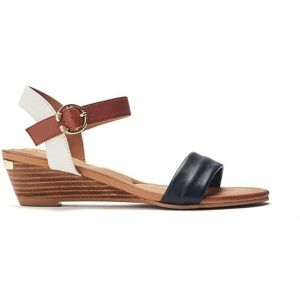 Moda In Pelle Women's 'Mayapple' Leather Wedges in Navy Size: 3 Navy 3 Moda In Pelle Women's 'Mayapple' Leather Wedges in Navy Size: 3 Navy 3