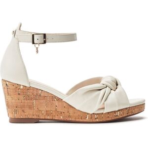 Moda In Pelle Women's 'Muscari' Leather Wedges in Off-White Size: 4 Off-White 4 Moda In Pelle Women's 'Muscari' Leather Wedges in Off-White Size: 4 Off-White 4