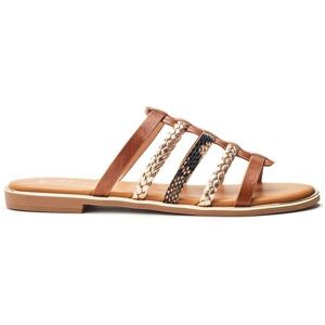 Moda In Pelle Women's 'Junie' Porvair Sandals in Tan Size: 5 Tan 5 Moda In Pelle Women's 'Junie' Porvair Sandals in Tan Size: 5 Tan 5
