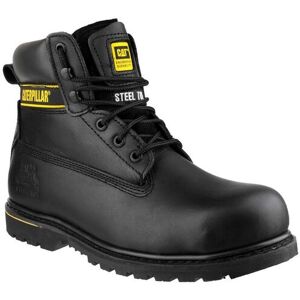 Caterpillar Men's 'Holton' Leather Safety Boots in Black Size: 11 Black 11 Caterpillar Men's 'Holton' Leather Safety Boots in Black Size: 11 Black 11