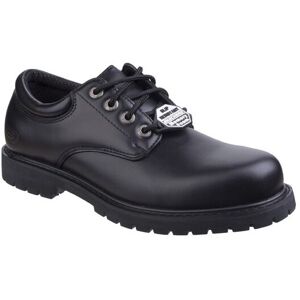 Skechers Men's Cottonwood Elks Sr Occupational Shoe in Black Size: 7 Black 7 Skechers Men's Cottonwood Elks Sr Occupational Shoe in Black Size: 7 Black 7