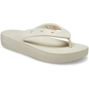 Crocs Women's 'Classic Platform Flip Flop' Toe Post Summer in White Size: 6 White 6 Crocs Women's 'Classic Platform Flip Flop' Toe Post Summer in White Size: 6 White 6