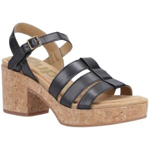 Hush Puppies Women's 'Poppy Fisherman' Heeled Sandals in Black Size: 7 Black 7 Hush Puppies Women's 'Poppy Fisherman' Heeled Sandals in Black Size: 7 Black 7