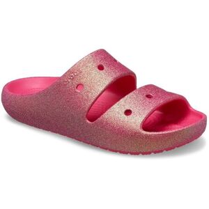 Crocs Women's Classic Iridescent Glitter Sandal in Dark Pink Size: 7 Dark Pink 7 Crocs Women's Classic Iridescent Glitter Sandal in Dark Pink Size: 7 Dark Pink 7