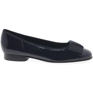 Gabor Women's 'Assist' Bow Trim Ballerina Flats in Dark Blue Size: 5 Dark Blue 5 Gabor Women's 'Assist' Bow Trim Ballerina Flats in Dark Blue Size: 5 Dark Blue 5
