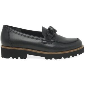 Gabor Women's 'Squeeze' Chunky Slip On Shoes in Jet Black Size: 5.5 Jet Black 5.5 Gabor Women's 'Squeeze' Chunky Slip On Shoes in Jet Black Size: 5.5 Jet Black 5.5