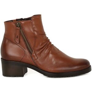 Gabor Women's 'Jenna' Heeled Ankle Boots in Tan Size: 5 Tan 5 Gabor Women's 'Jenna' Heeled Ankle Boots in Tan Size: 5 Tan 5