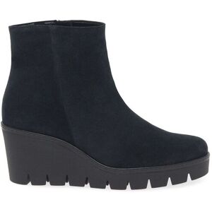 Gabor Women's 'Utopia' Chunky Wedge Heel Ankle Boots in Navy Size: 6 Navy 6 Gabor Women's 'Utopia' Chunky Wedge Heel Ankle Boots in Navy Size: 6 Navy 6