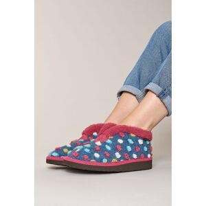 Moshulu Women's 'Bo' Short Spotty Bootie Slippers in Blue Size: 7 Blue 7 Moshulu Women's 'Bo' Short Spotty Bootie Slippers in Blue Size: 7 Blue 7