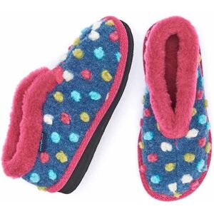 Moshulu 'Mini Bo' Short Spotty Bootie Slippers in Blue Size: Infant 12 Blue Infant 12 Moshulu 'Mini Bo' Short Spotty Bootie Slippers in Blue Size: Infant 12 Blue Infant 12