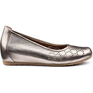 Hotter Women's Wide Fit 'Swan' Slip On Shoes with Hidden Wedge in Rose Gold Size: 6 Rose Gold 6 Hotter Women's Wide Fit 'Swan' Slip On Shoes with Hidden Wedge in Rose Gold Size: 6 Rose Gold 6