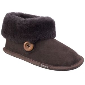 Cotswold Women's 'Wotton' Leather Bootie Slippers in Chocolate Size: 5 Chocolate 5 Cotswold Women's 'Wotton' Leather Bootie Slippers in Chocolate Size: 5 Chocolate 5