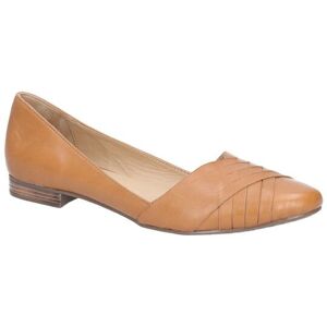 Hush Puppies Women's 'Marley Ballerina' Leather Ballerina Shoes in Tan Size: 5 Tan 5 Hush Puppies Women's 'Marley Ballerina' Leather Ballerina Shoes in Tan Size: 5 Tan 5