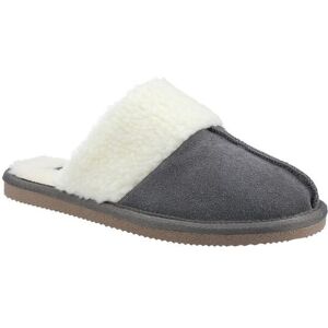 Hush Puppies Women's 'Arianna' Suede Mule Slippers in Grey Size: 4 Grey 4 Hush Puppies Women's 'Arianna' Suede Mule Slippers in Grey Size: 4 Grey 4