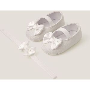 Monsoon Girl's Baby Bow Glitter Booties & Headband Set Ivory Size: 12-18 m Ivory 12-18 m Monsoon Girl's Baby Bow Glitter Booties & Headband Set Ivory Size: 12-18 m Ivory 12-18 m
