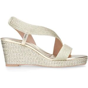 Carvela Women's 'Gala Wedge 70' Fabric Heels in Gold Size: 3 Gold 3 Carvela Women's 'Gala Wedge 70' Fabric Heels in Gold Size: 3 Gold 3