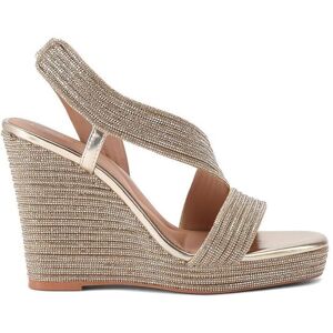 Carvela Women's 'Gala Wedge Jewel 110' Heels in Gold Size: 4 Gold 4 Carvela Women's 'Gala Wedge Jewel 110' Heels in Gold Size: 4 Gold 4