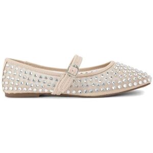 KG Kurt Geiger Women's 'Nina Mesh Gem' Fabric Flats in Pale Pink Size: 3 Pale Pink 3 KG Kurt Geiger Women's 'Nina Mesh Gem' Fabric Flats in Pale Pink Size: 3 Pale Pink 3