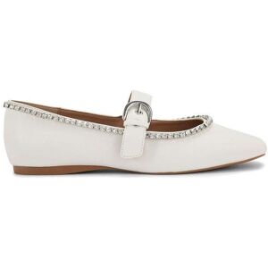 KG Kurt Geiger Women's 'Nico Gem' Flats in Cream Size: 3 Cream 3 KG Kurt Geiger Women's 'Nico Gem' Flats in Cream Size: 3 Cream 3