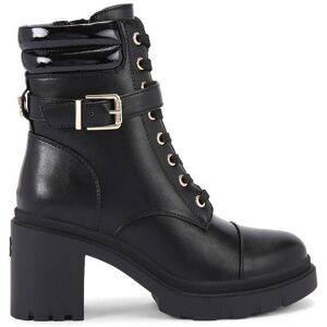 Carvela Women's 'Boulder Heeled Lace Up' Boots in Black Size: 6 Black 6 Carvela Women's 'Boulder Heeled Lace Up' Boots in Black Size: 6 Black 6