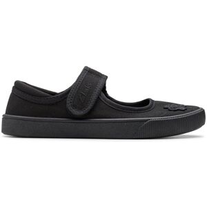 Clarks Hopper Go Black Fabric Canvas, Riptape, School Shoes Size: 11-Wide Fit Black 11-Wide Fit Clarks Hopper Go Black Fabric Canvas, Riptape, School Shoes Size: 11-Wide Fit Black 11-Wide Fit