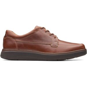 Clarks Men's Un Abode Ease Dark Tan Leather Derby Shoes, Lace Up in Brown Size: 6.5-Wide Fit Brown 6.5-Wide Fit Clarks Men's Un Abode Ease Dark Tan Leather Derby Shoes, Lace Up in Brown Size: 6.5-Wide Fit Brown 6.5-Wide Fit