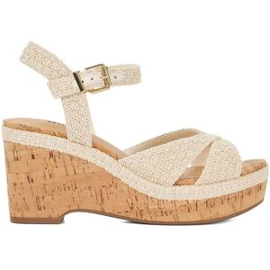 Dune London Women's Wide Fit 'Kelulu' Wedges in Natural Size: 4 Natural 4 Dune London Women's Wide Fit 'Kelulu' Wedges in Natural Size: 4 Natural 4